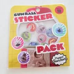 パペットスンスン ガムボールステッカー
