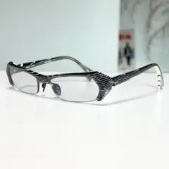 alain mikli m/m M0636 ハーフリム 度なし サングラス 青 - メルカリ