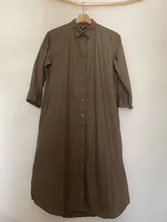 UNIQLO シャツワンピース　綿　レディース　Mサイズ