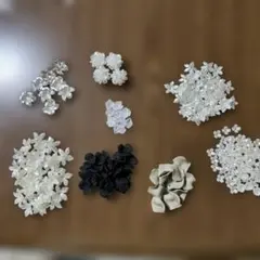 ハンドメイドパーツ パール 花びらパーツ まとめ売り