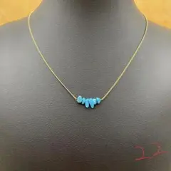 天然石　ターコイズ　ネックレス　22