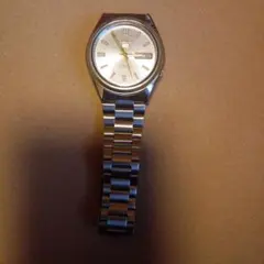 N*l様 SEIKO5自動巻き時計 メンズ腕時計シルバー未使用稼働品
