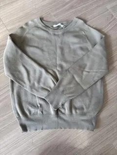 AMERICAN HOLIC カーキ 長袖ニットセーター