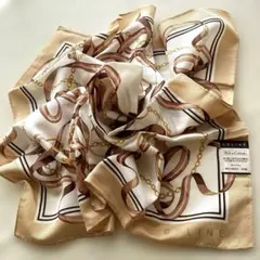 CELINE シルク&コットン大判ハンカチーフ