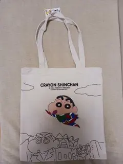 韓国　クレヨンしんちゃん　布　エコバッグ　トートバッグ　ダイソー　韓国限定