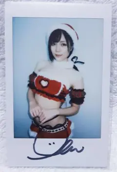 涼森れむ　直筆サイン入りチェキ　チェキ　サンタ　コスプレ　ポーズ 2026年最新】涼森れむ サインの人気アイテム - メルカリ