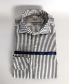 【新品】ONLY EASY CARE 形態安定 スリムフィット グレー 首周38