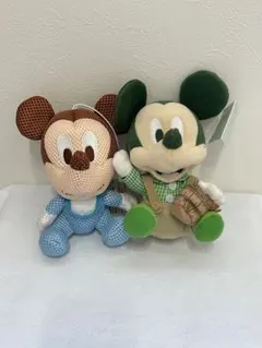 ミッキーマウス ぬいぐるみ 2体セット