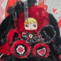 公*o様 平成レトロ　マイメロ　パンク　ハートミラーストラップ　モコモコ　鏡付き 公*o様 平成レトロ マイメロ パンク ハートミラーストラップ モコモコ