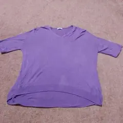 値下げしました。koe 　レディーストップスパープル　フリーサイズ