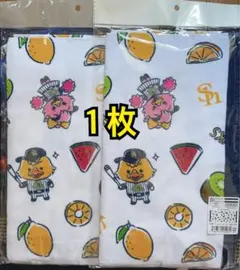 福岡ソフトバンクホークス 22鷹祭 フェイスタオル　(フルーツ柄)