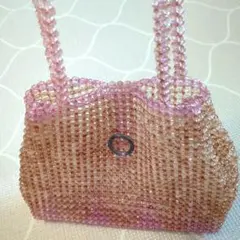 ビーズバッグ ショルダー ハンドバック