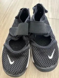 NIKE キッズ サンダル ブラック 19cm エアリフト