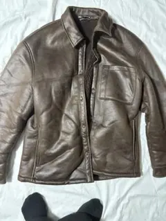 ブラウンレザージャケット