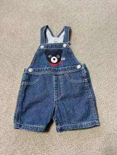 ミキハウス ダブルビー ビーくん サロペット オーバーオール80