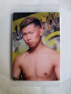 【未開封】RIZINウエハース カード／No.32 YA-MAN