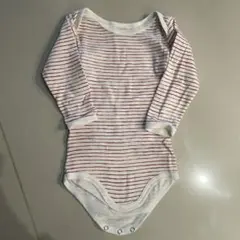 Petit Bateau ストライプロンパース 12m/74cm
