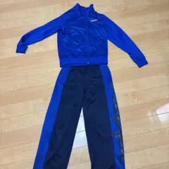 adidas 青 ジャージセット