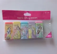 東京ディズニーリゾート プリンセス消しゴム 5個セット
