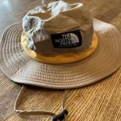 THE NORTH FACE バケットハット ベージュ/イエローキッズ