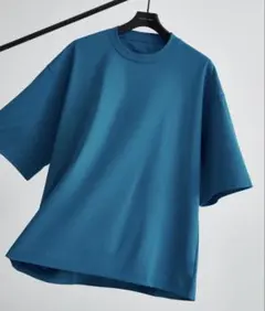 UNITED TOKYO テクノラマリラックスフィットTシャツ ブルー