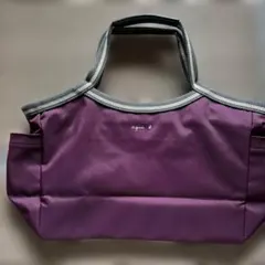 agnes b. VOYAGE トートバッグ パープルのサムネイル