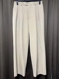 LIGHT WOOL MAX GABARDINE TWO-TUCK SLACKSのサムネイル