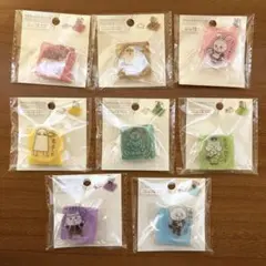 セリア　アクリルスタンド　ハンコ　8種セット