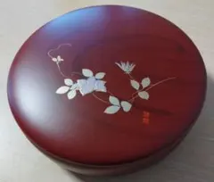 蒔絵 菓子器 喰籠 溜塗 木製