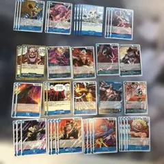 ワンピースカード　世界最強の戦士　青ロックスデッキパーツ 世界最強の戦士 ロックス 等 ワンピースカードゲーム 青デッキパーツ