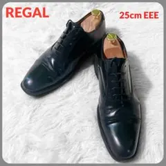 REGAL リーガル ストレート 革靴 25EEE ビジネス シューズ 黒 革のサムネイル