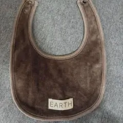 EARTH THE ARCHIVE Organic bib ブラウン