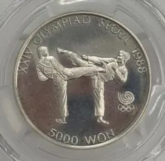 ソウルオリンピック1987年10000ウォン プルーフ銀貨S925 純銀量1oz