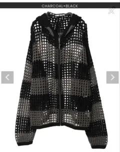Candy Stripper MESH KNIT HOODIEのサムネイル