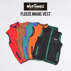 WILD THINGS FLEECE MAGIC VEST フリースベスト