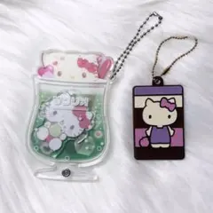 サンリオ ハローキティ カスタムアクリルチャーム キャラパキ ラバーストラップ