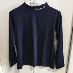 長袖カットソー 140 黒　ロンT