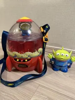 トイストーリー　ポップコーンバケット＆エイリアンお菓子入れ