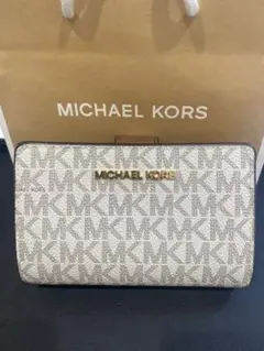 MICHAEL KORS 二つ折り財布 モノグラム