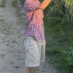 cityboy the North face短丈 ノースフェイス チェックシャツ