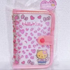 ♡ ハローキティ 日焼けキティ コギャル シールバインダー ピンクヒョウ柄
