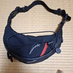 ⭐KUSHITANI⭐ ウエストバッグ 黒のサムネイル