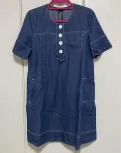 Blue les copainブルーレコパン　デニムワンピース