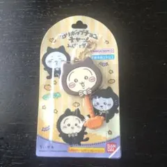 ちいかわ ラバーキーホルダー ロリポップチョコチャーム　うさぎ　ハロウィン　黒猫