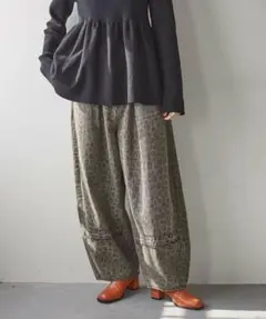[NKJ 2025AW] REMAKE BARREL DENIM レオパードのサムネイル