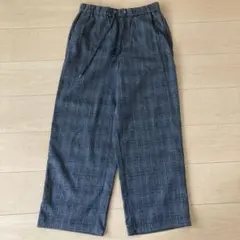 studioCLIP グレーチェックパンツ