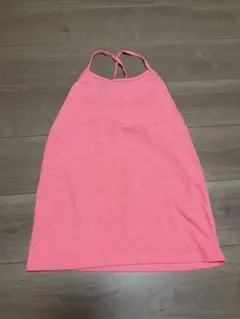 新品☆蛍光ピンク ストラップ付きキャミソール