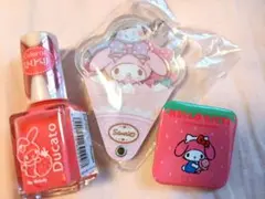 マイメロ　アクリルカスタムチャーム　クレープ　ネイル　サーティワン