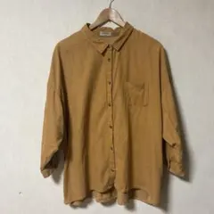 mumaちゃん様専用　サマンサモスモス　コーデュロイシャツ　マスタード