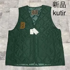 新品 kutir キルティングベスト 中綿 ワッペン アメカジ ストリート